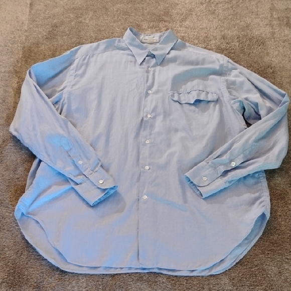 Vintage Armani Chambray Button Down *With Mark* - Picture 1 of 10